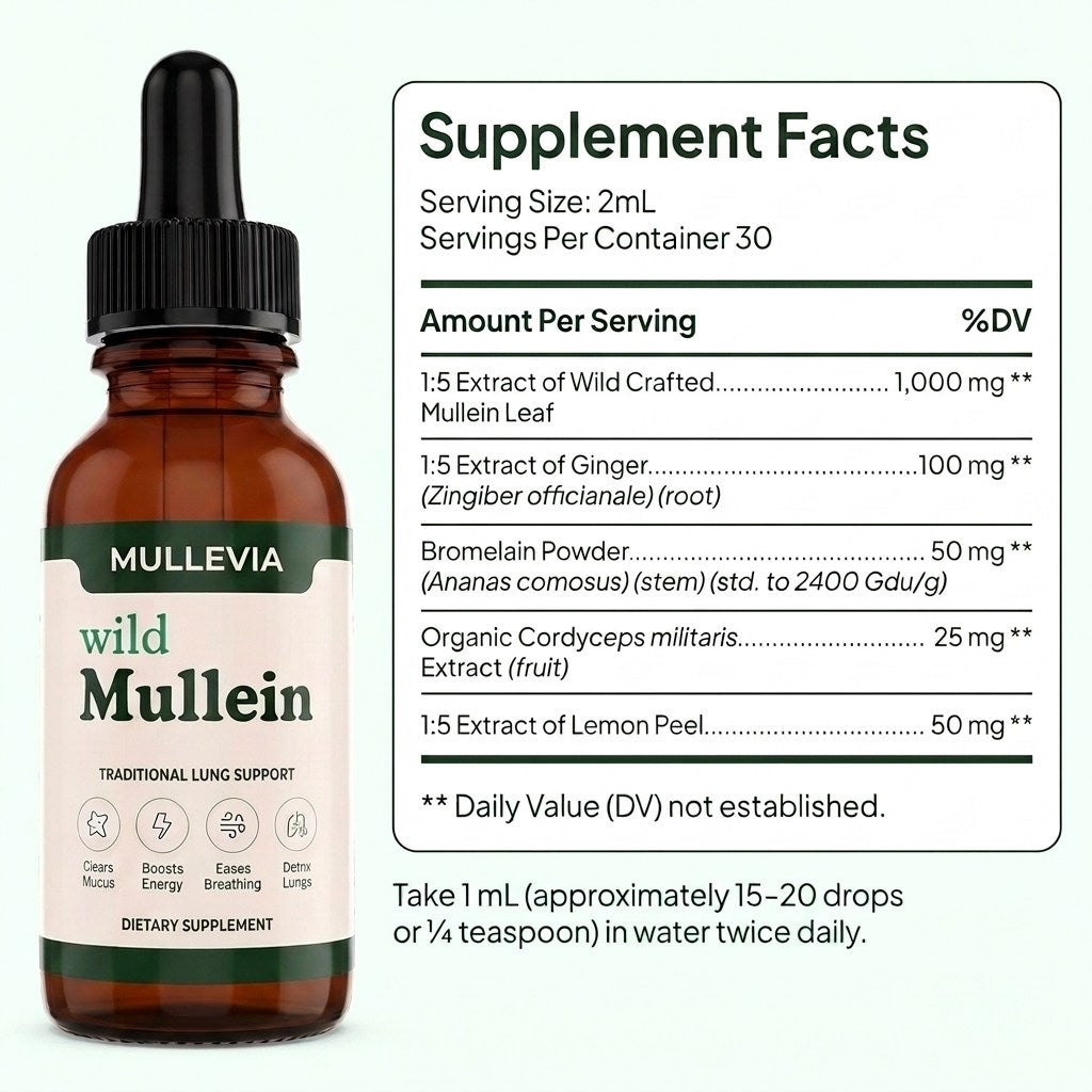 Mullevia Mullein Drops 3-pack